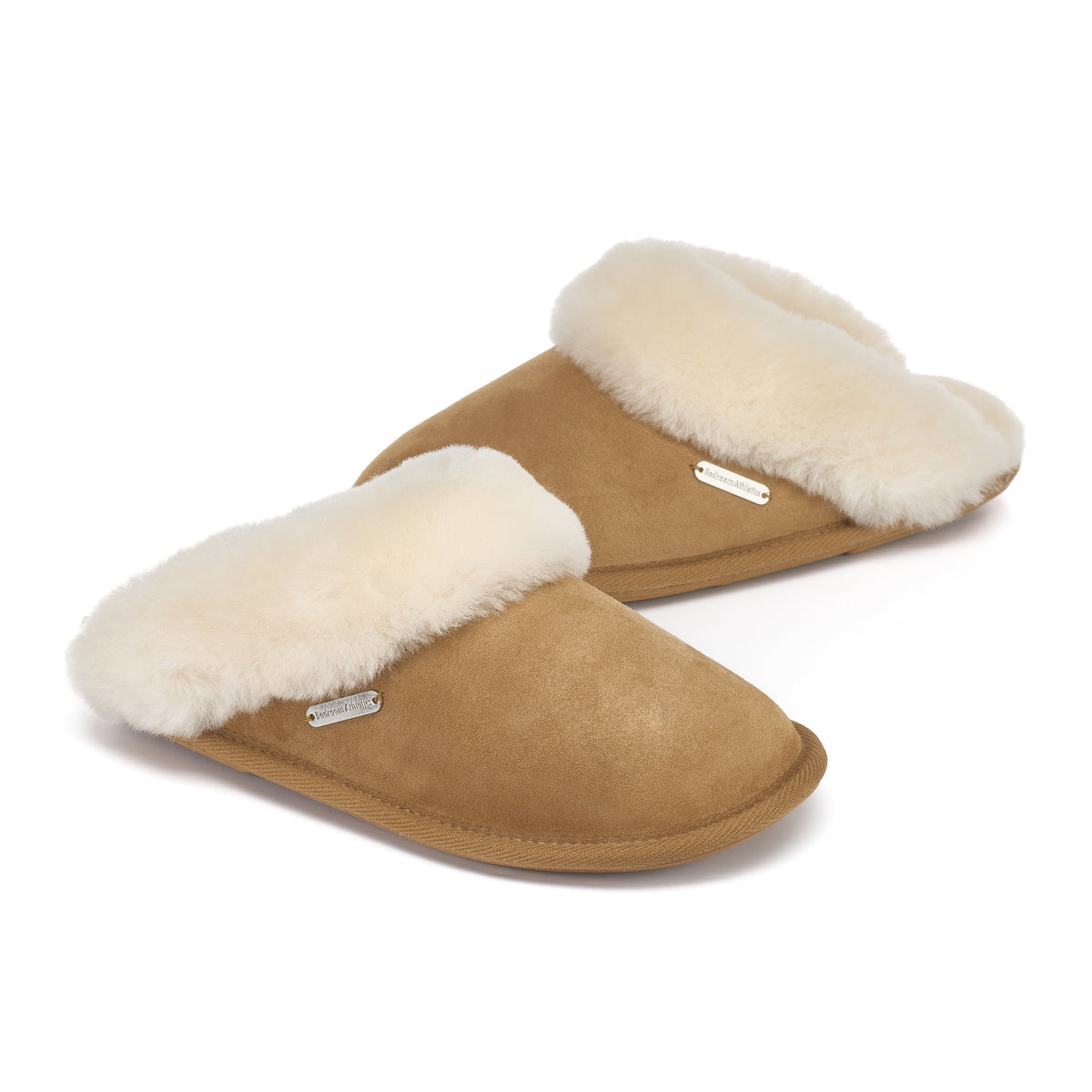 Molly - Double Faced Sheepskin Mule - Chestnut – Bedroom Athletics