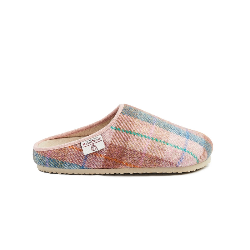 Charlotte Harris Tweed Slipper Clog Camel / Salmon Bedroom Athletics