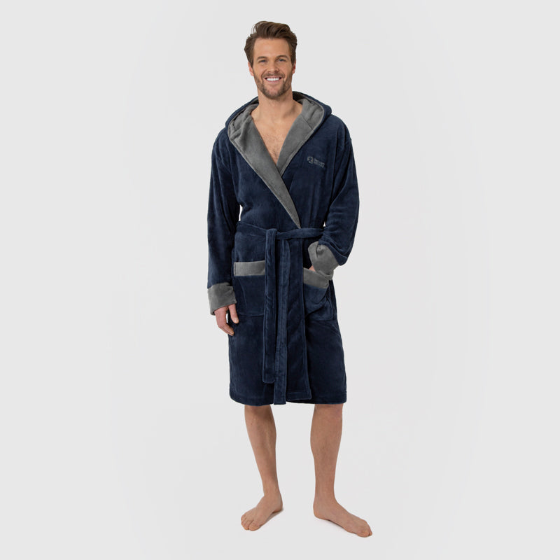 Men's Hooded Dressing Gown – Bedroom Athletics