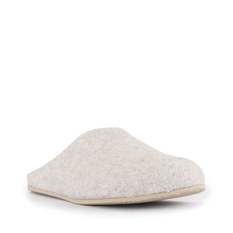 Pilar Grey Marl Vegan Felt Mule Slipper Bedroom Athletics