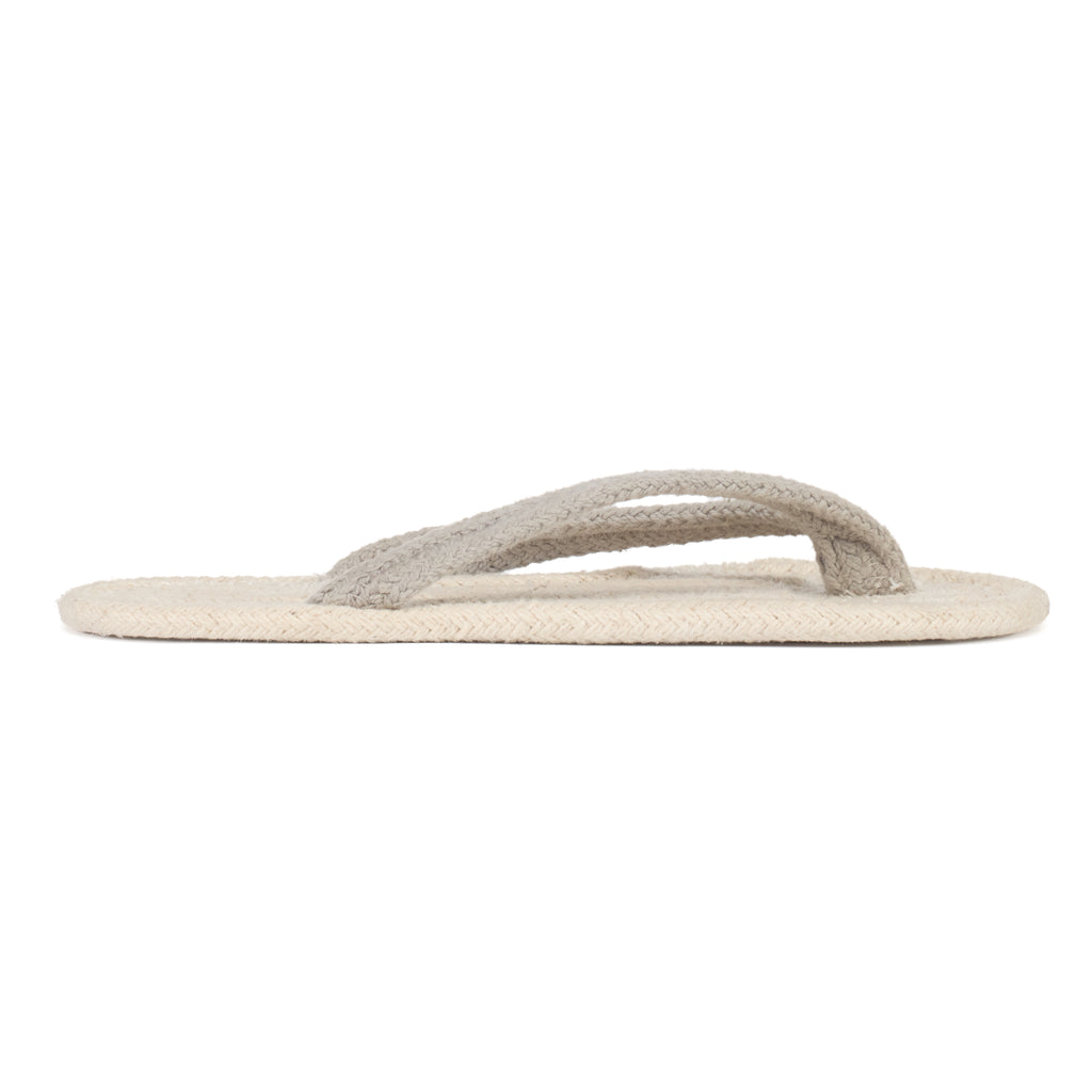 Agnetha Lightgrey Slipper on white background