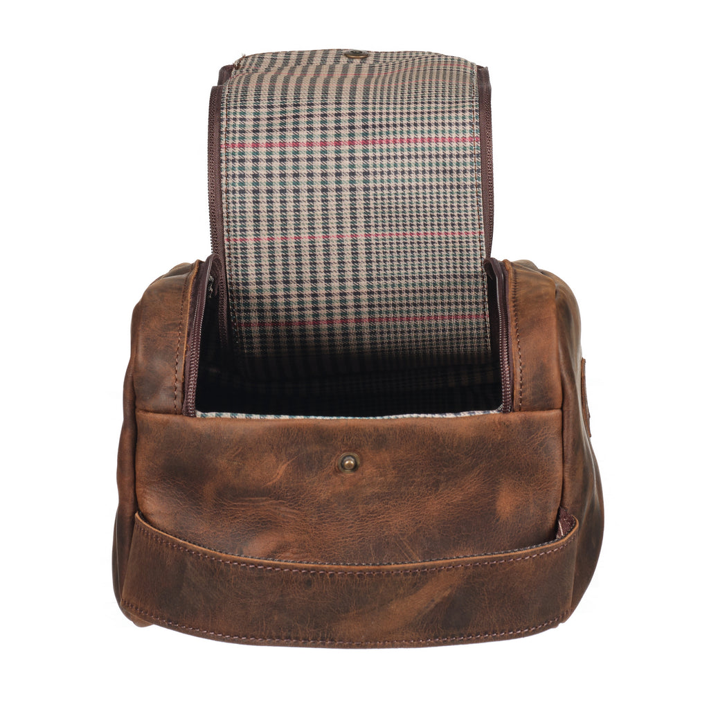 Baggio - Distressed Leather Shoebag