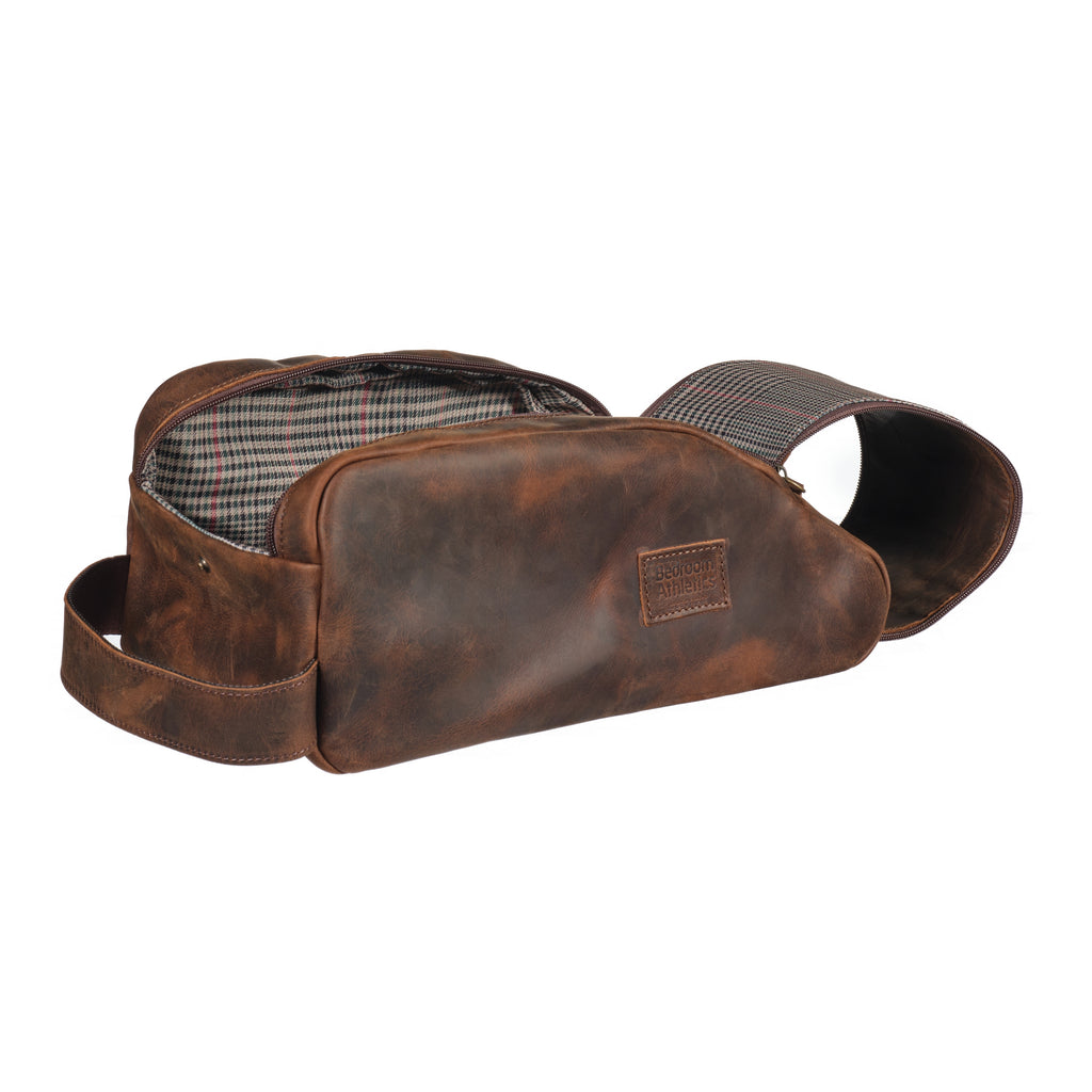 Baggio - Distressed Leather Shoebag