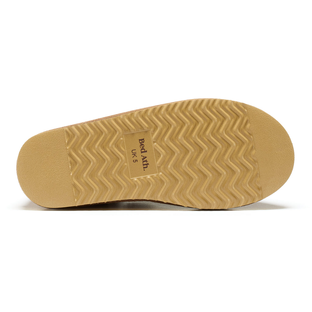 Betty - Double Faced Sheepskin Mini Slipper Boot - Chestnut