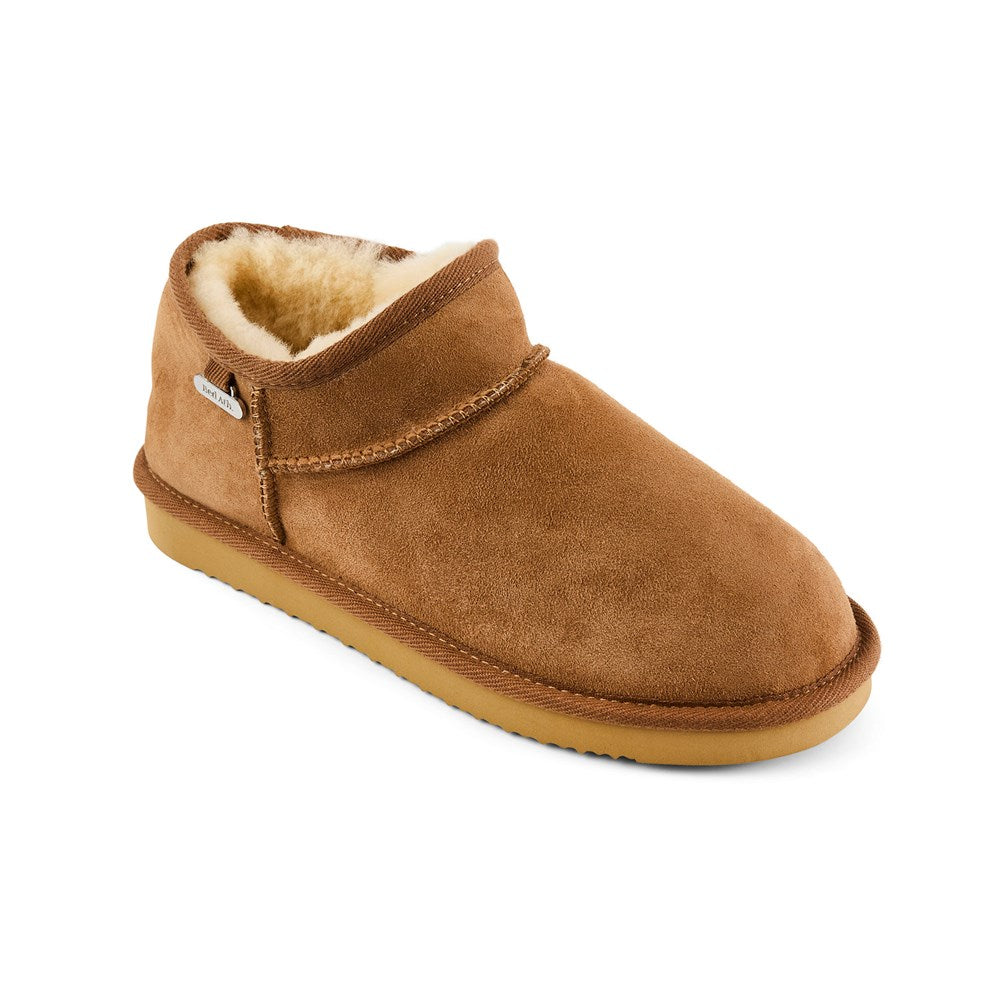 Betty - Double Faced Sheepskin Mini Slipper Boot - Chestnut