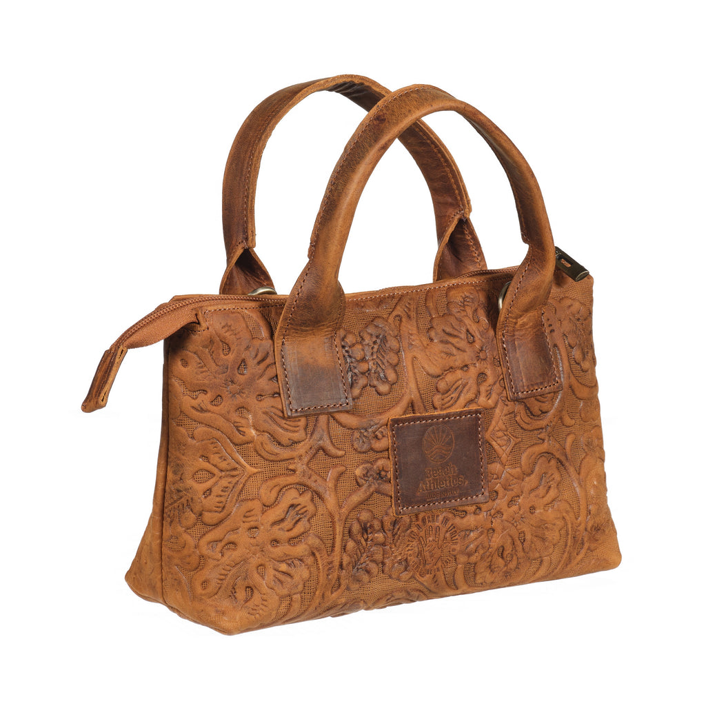 Buffon - Embossed Large Leather Bag