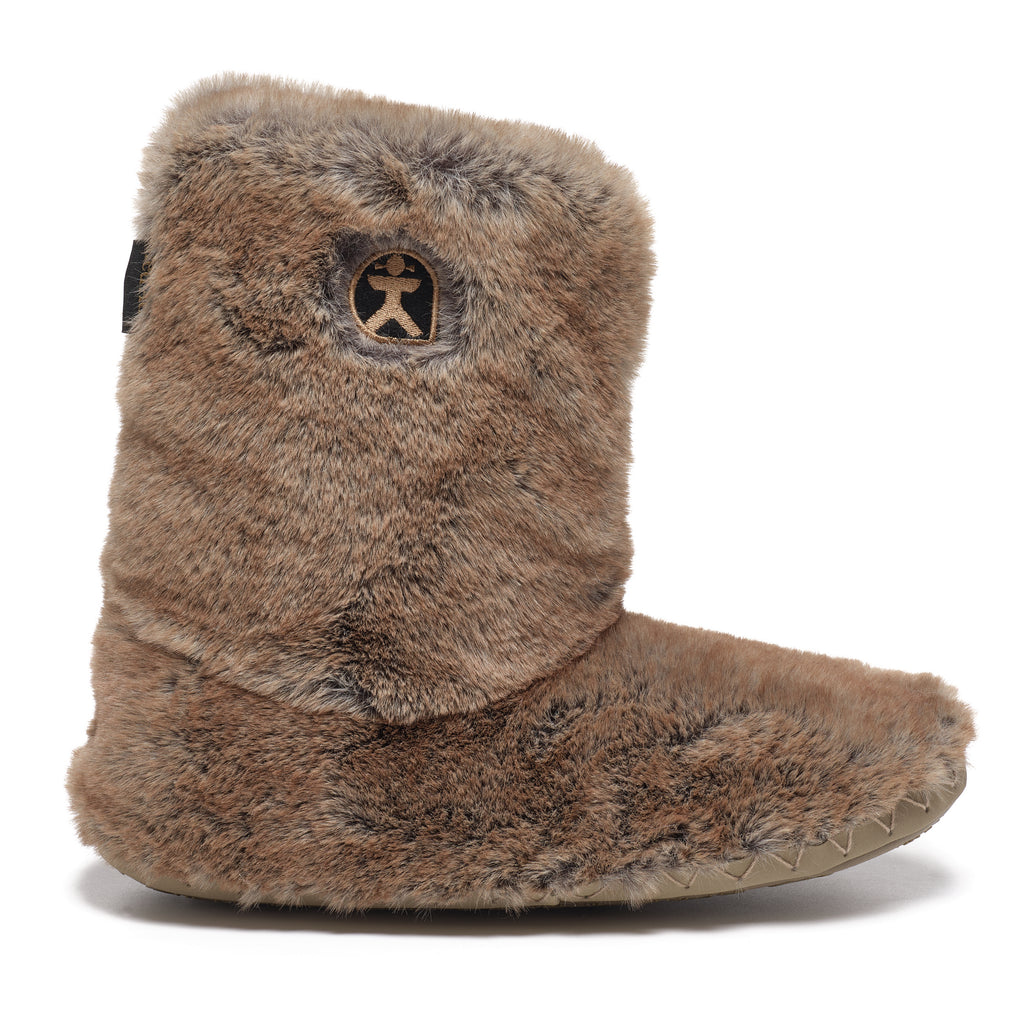 Cole - Luxury Faux Fur Slipper Boot - Sable