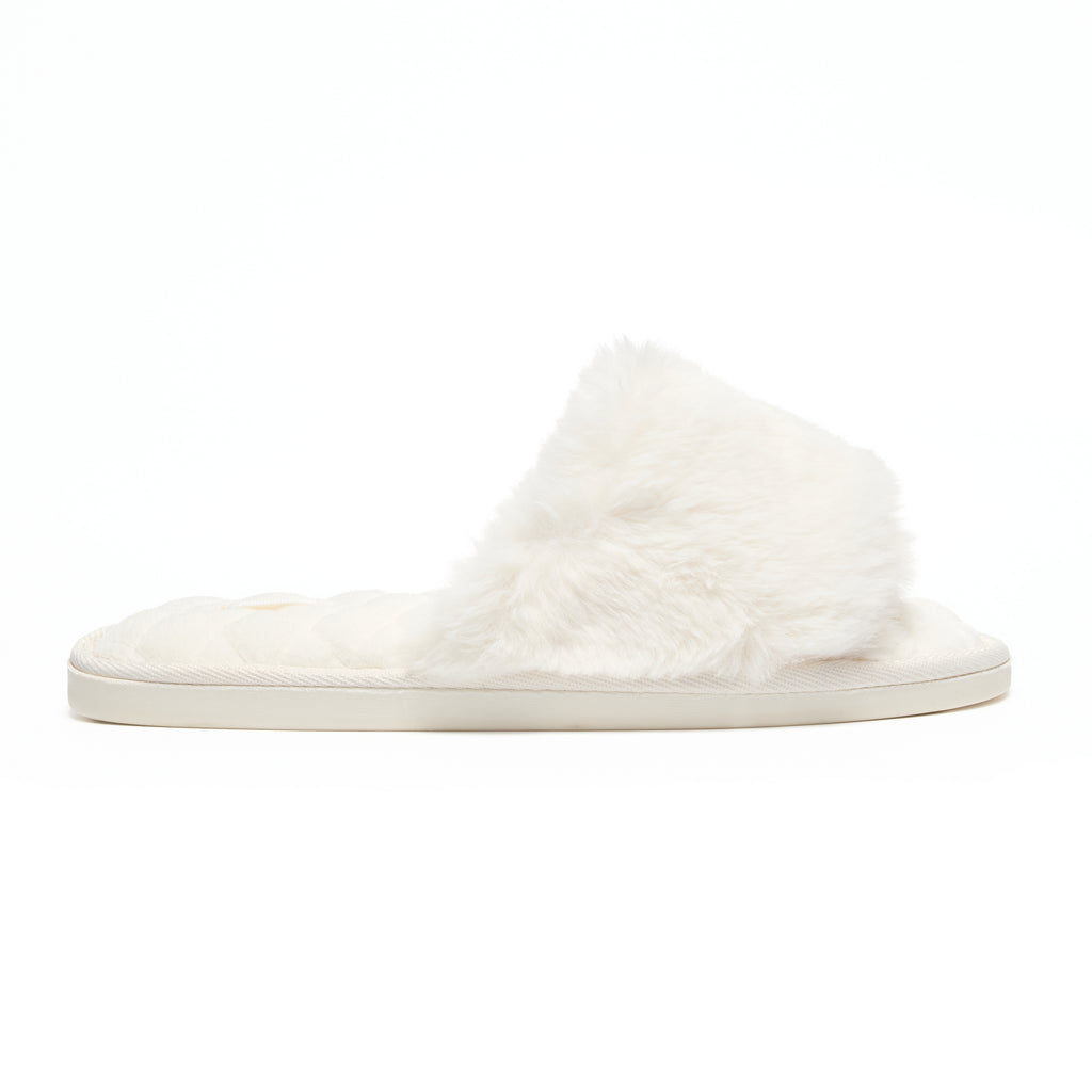 Picture of Erin Cream Coloured Slipper from right side