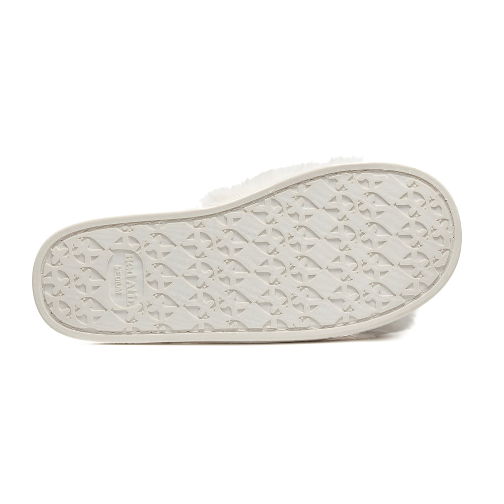 Picture of Erin Cream Coloured Slipper Sole with Bedroom Athletics logo