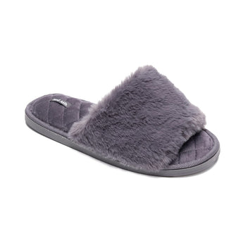 Mokkers Women's Lily Slip On Slippers - Purple, UK Size 4, Comfortable Leather Sole House Shoes - View #8