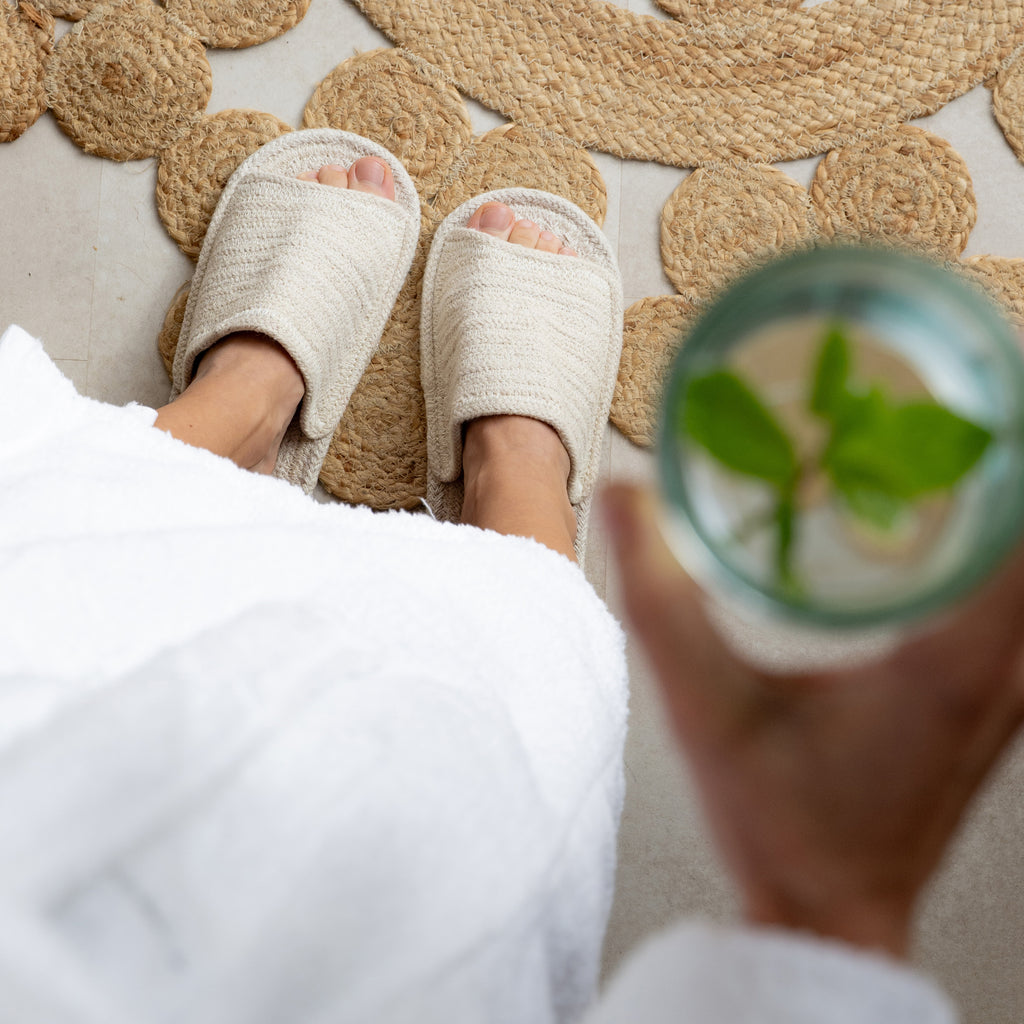 Frieda - Spa Slipper Slider - Natural