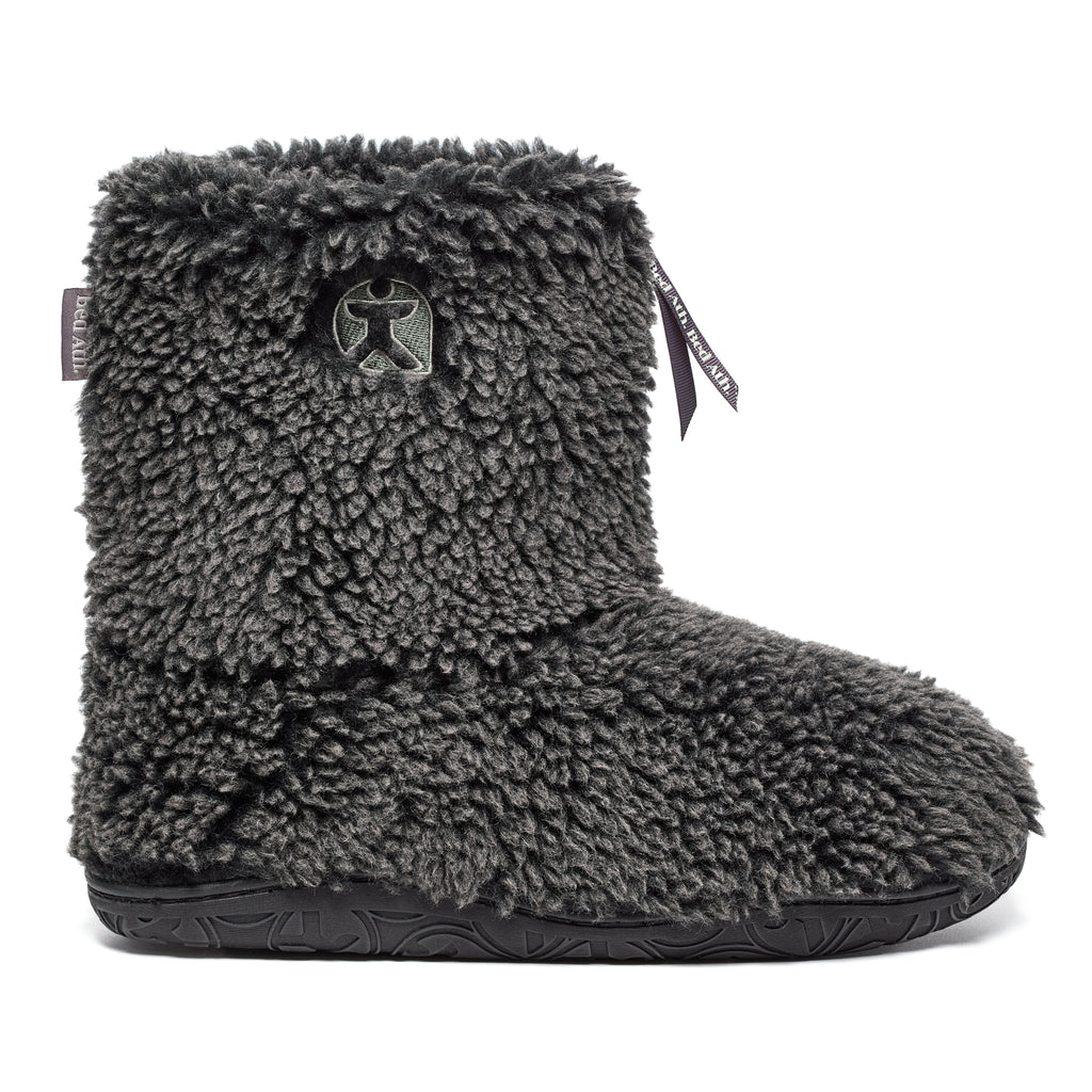 Gosling - Snow Tipped Sherpa Men's Slipper Boot - Washed Black