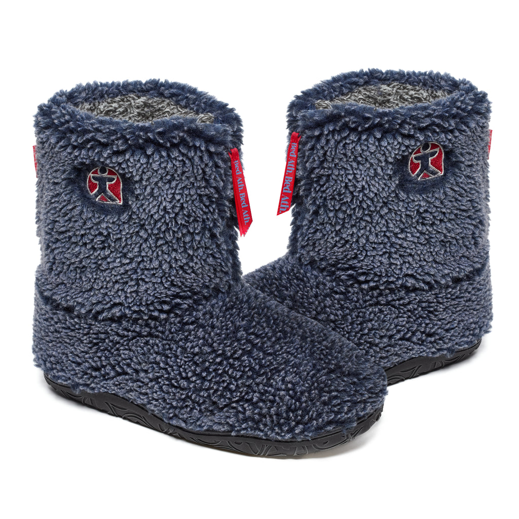 Gosling - Snow Tipped Sherpa Men's Slipper Boot - Washed Peacoat Navy