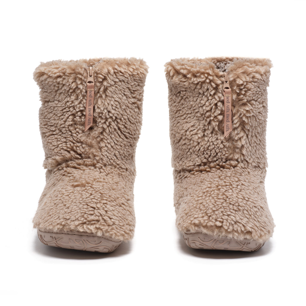 Gosling - Snow Tipped Sherpa Slipper Boot - Washed Taupe