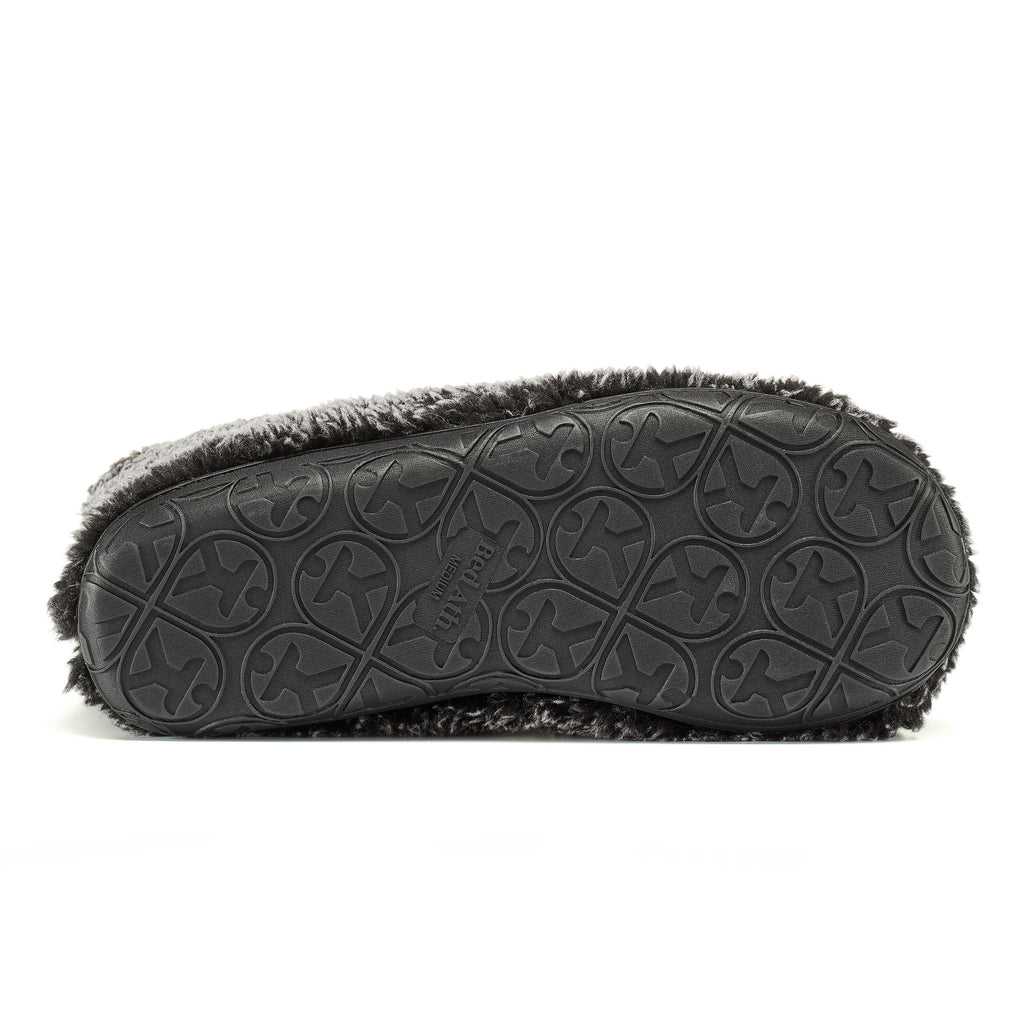 Gosling - 100% Recycled Sherpa Men's Slipper Boot - Snow Tipped Black
