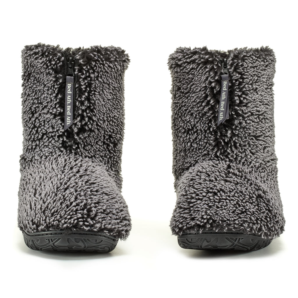 Gosling - 100% Recycled Sherpa Men's Slipper Boot - Snow Tipped Black