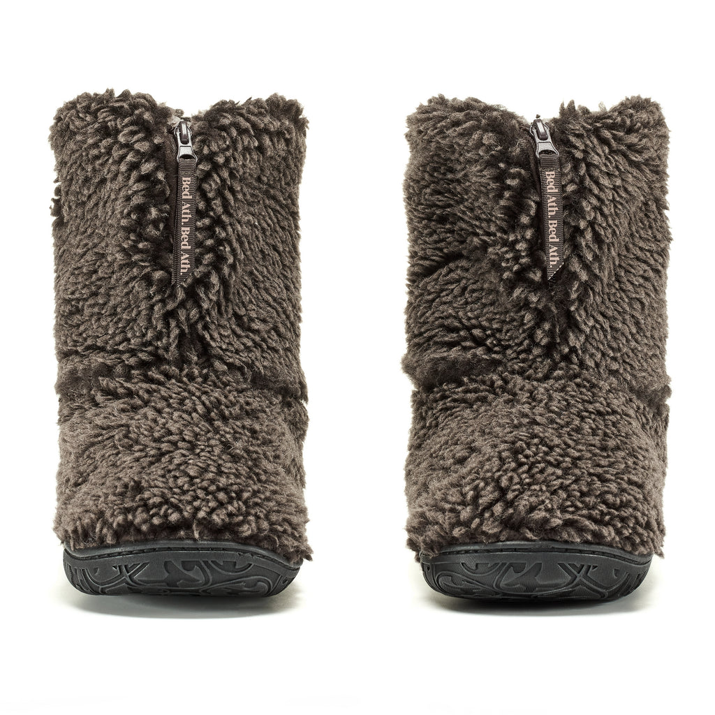 Gosling - Snow Tipped Sherpa Men's Slipper Boot - Washed Dark Chocolate