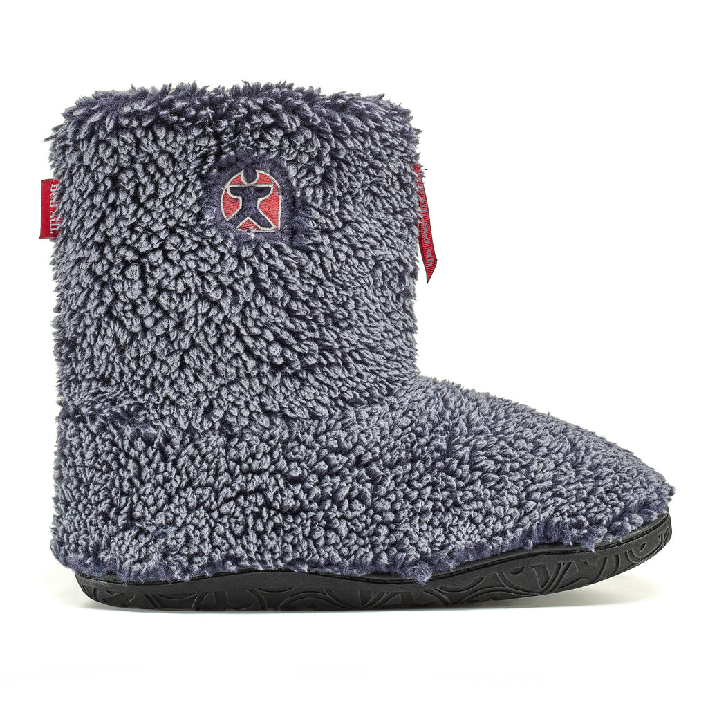 Gosling - 100% Recycled Sherpa Men's Slipper Boot - Snow Tipped Navy