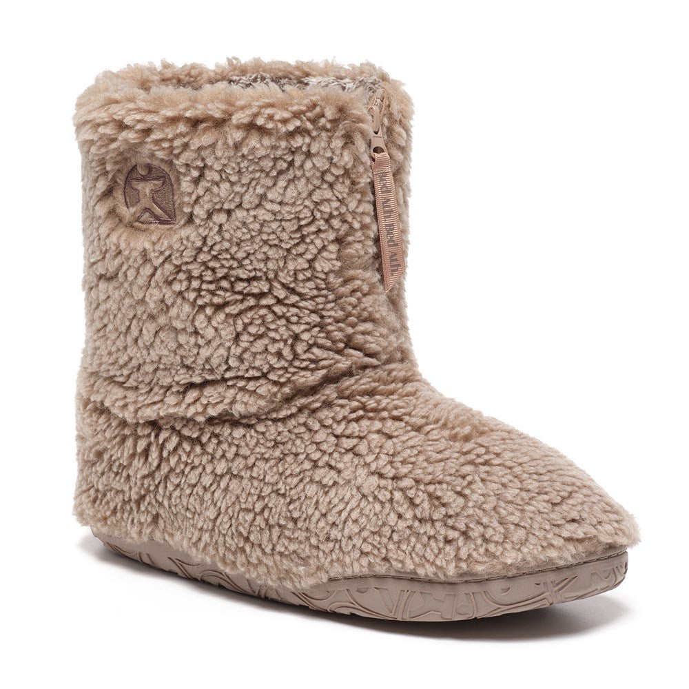 Gosling - Snow Tipped Sherpa Slipper Boot - Washed Taupe