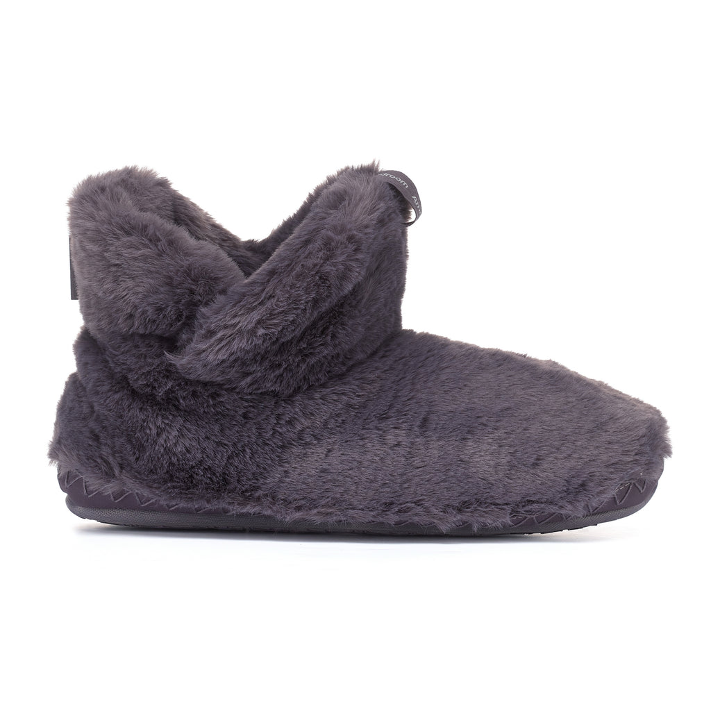 warm women's recycled High Density purple Faux Fur slipper boots