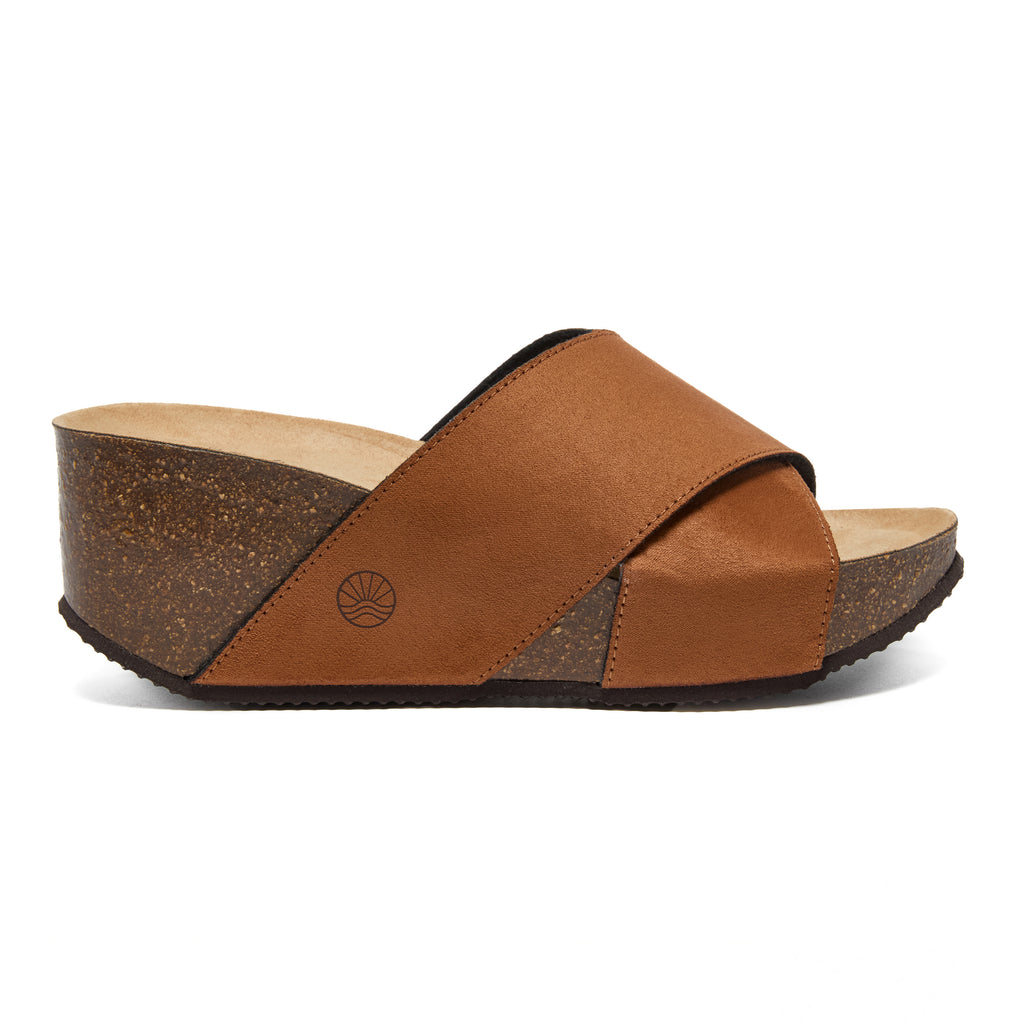 Inis- Wedge Crossover Slider - Chestnut