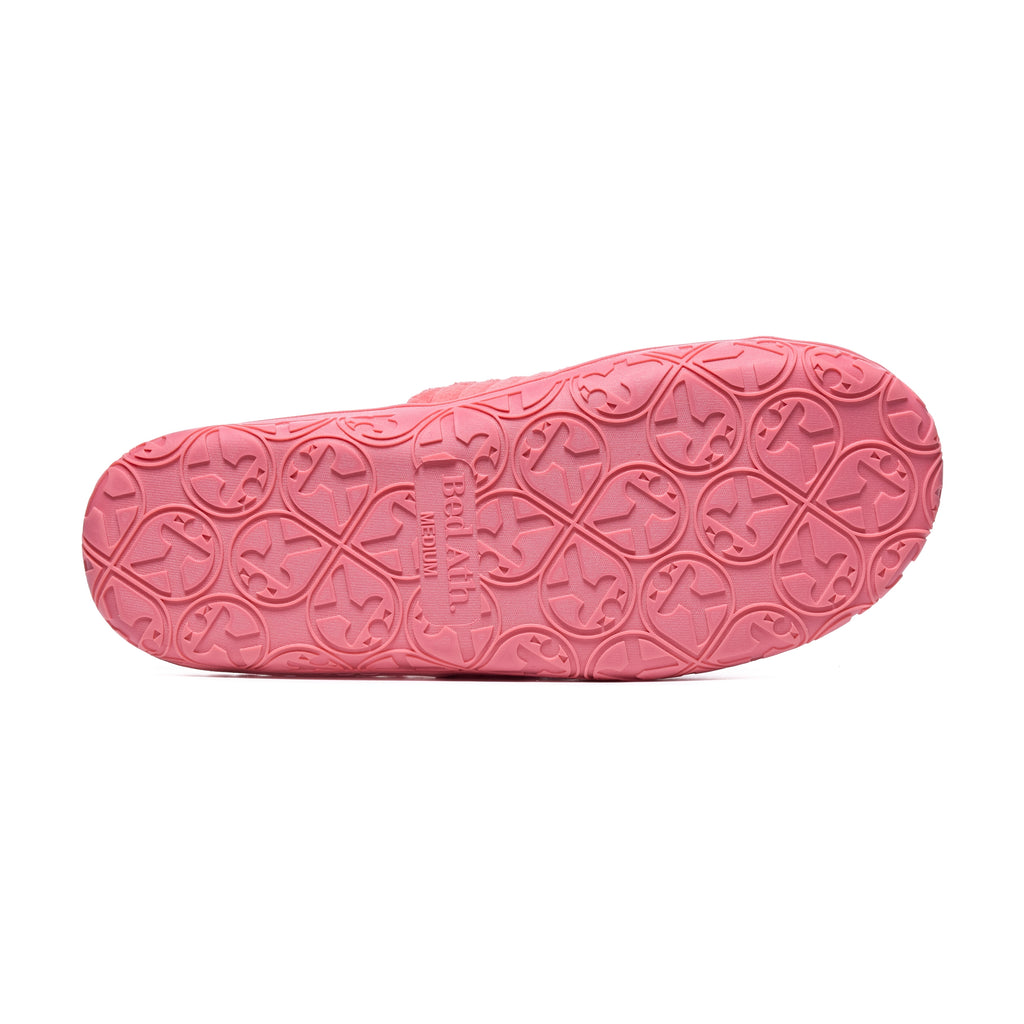 Picture of Judy Watermelon slipper with Bedroom Athletics logo