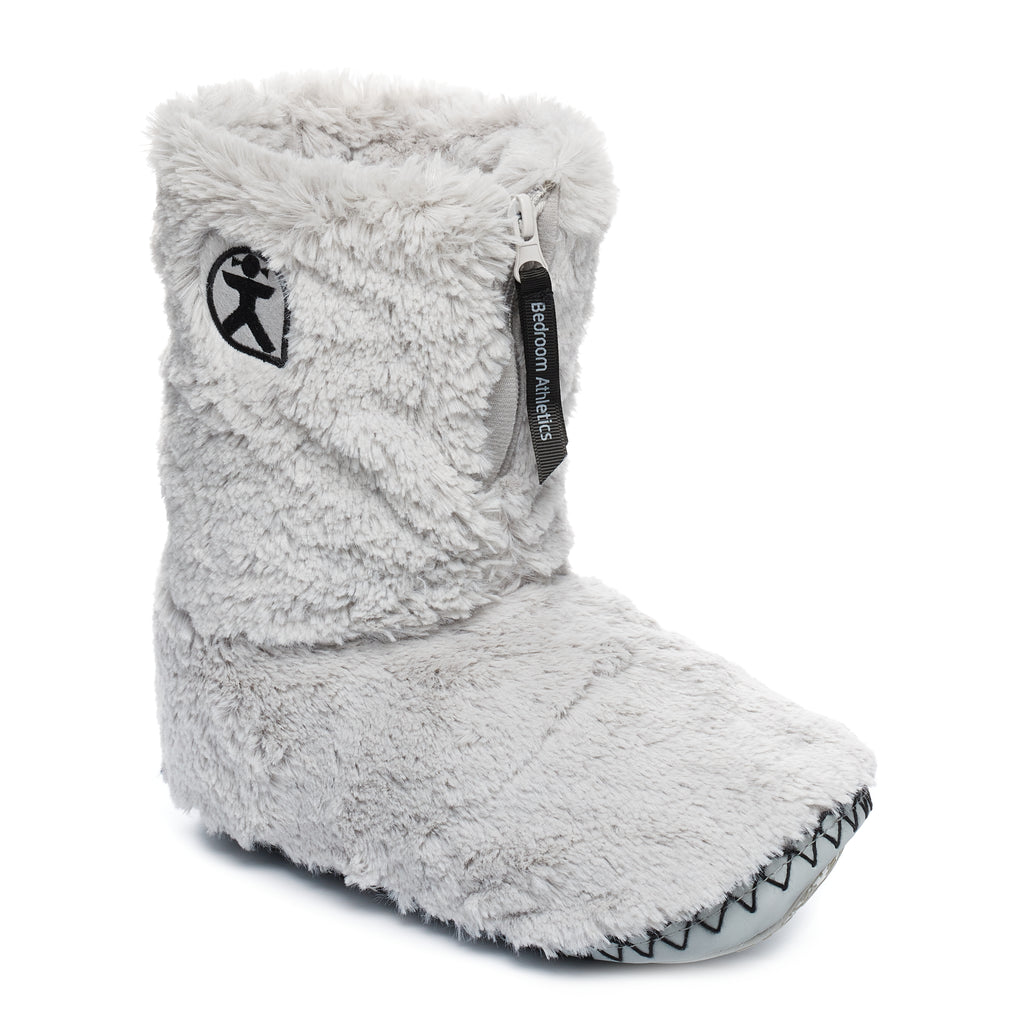 Marilyn - Classic Faux Fur Slipper Boot - Trace Grey