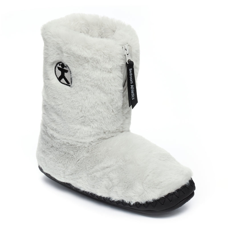 Monroe - Faux Fur Slipper Boot - Trace Grey / Charcoal