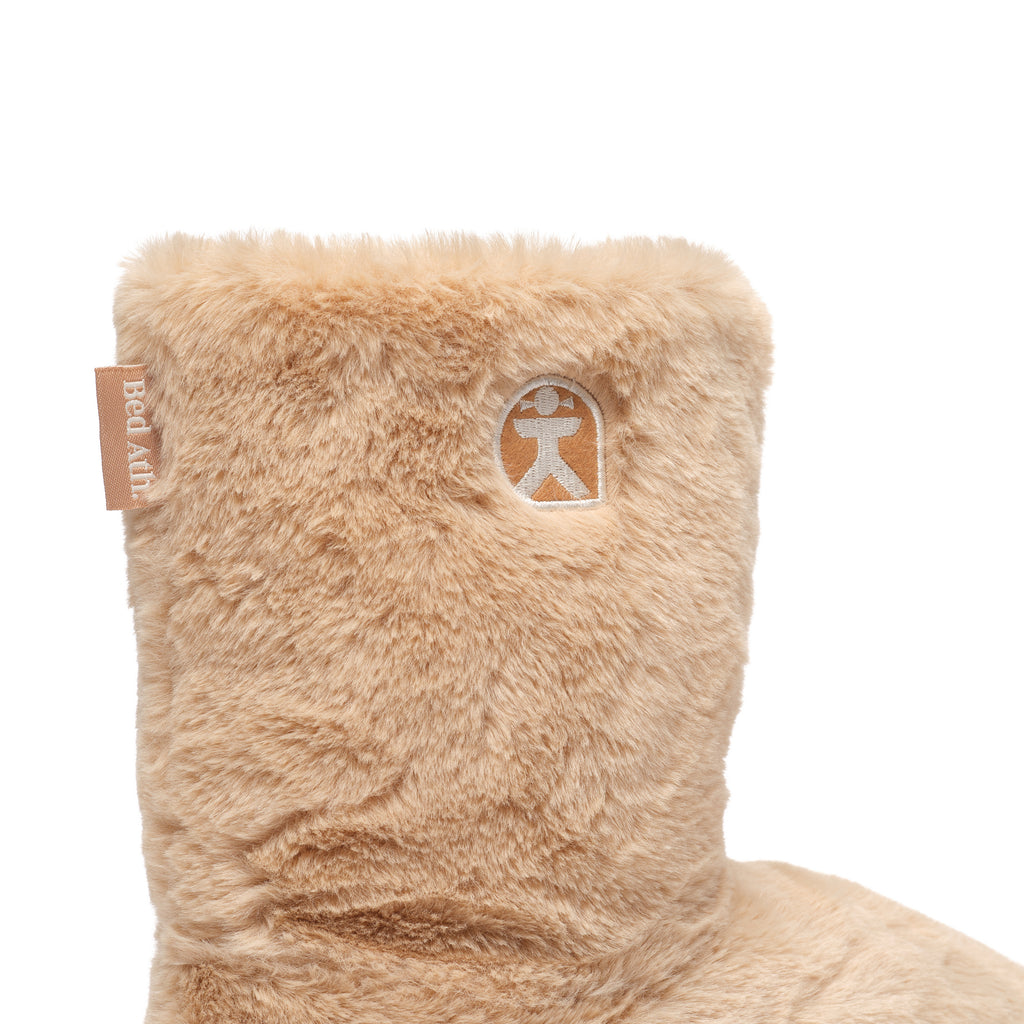 Marilyn - Classic Faux Fur Slipper Boot - Latte