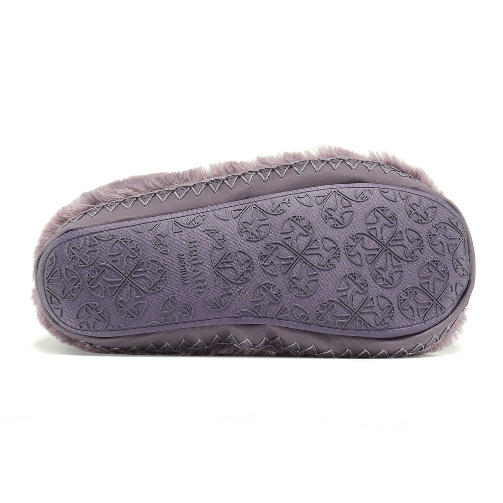 Marilyn - Classic Faux Fur Slipper Boot - Frosted Grape