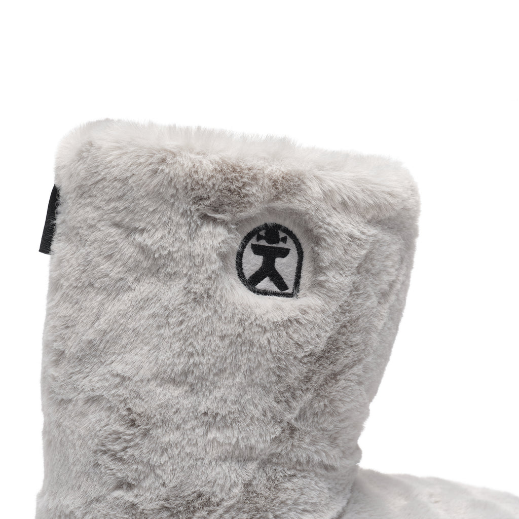 Monroe - Faux Fur Slipper Boot - Trace Grey / Charcoal