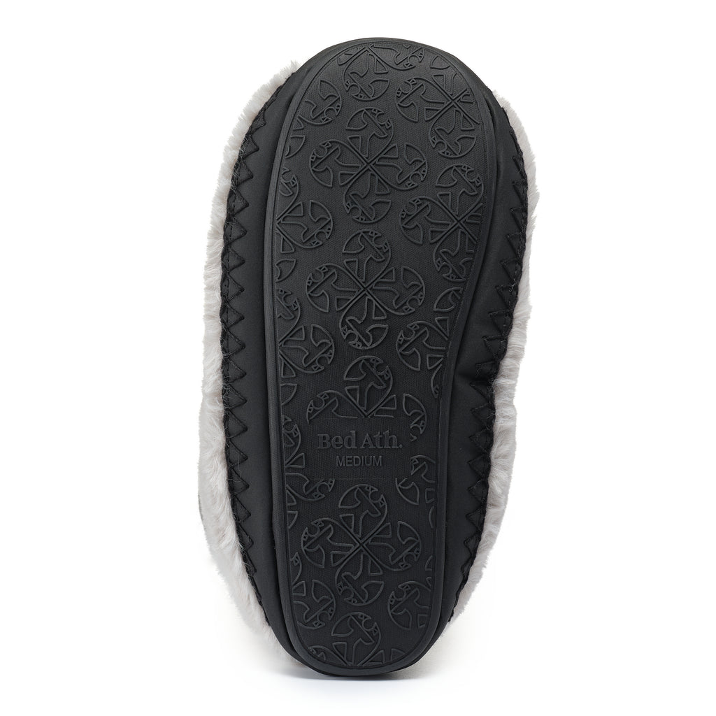 Monroe - Faux Fur Slipper Boot - Trace Grey / Charcoal