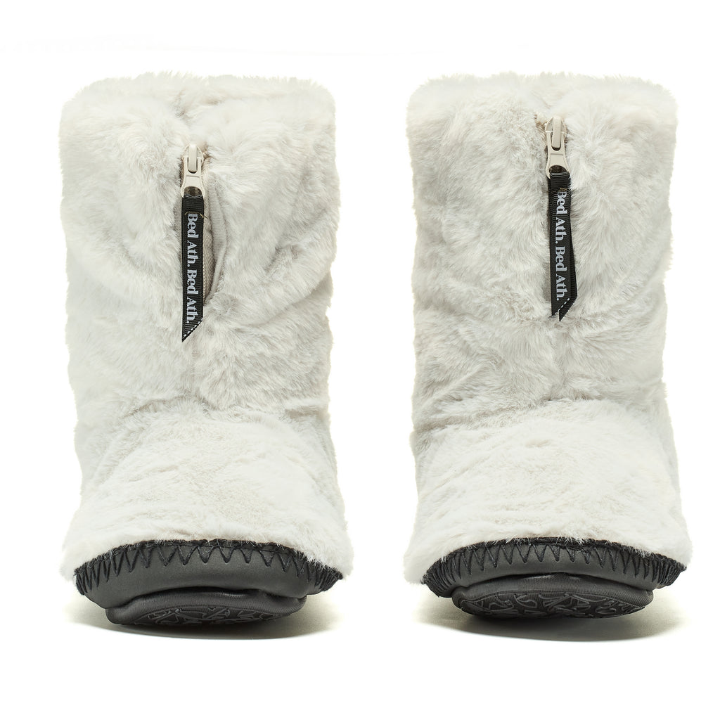 Monroe - Faux Fur Slipper Boot - Trace Grey / Charcoal