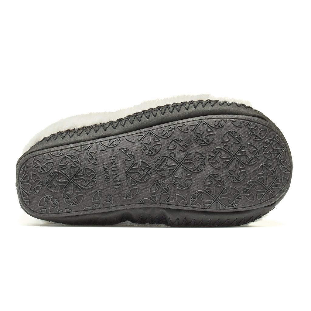 Monroe - Faux Fur Slipper Boot - Trace Grey / Charcoal