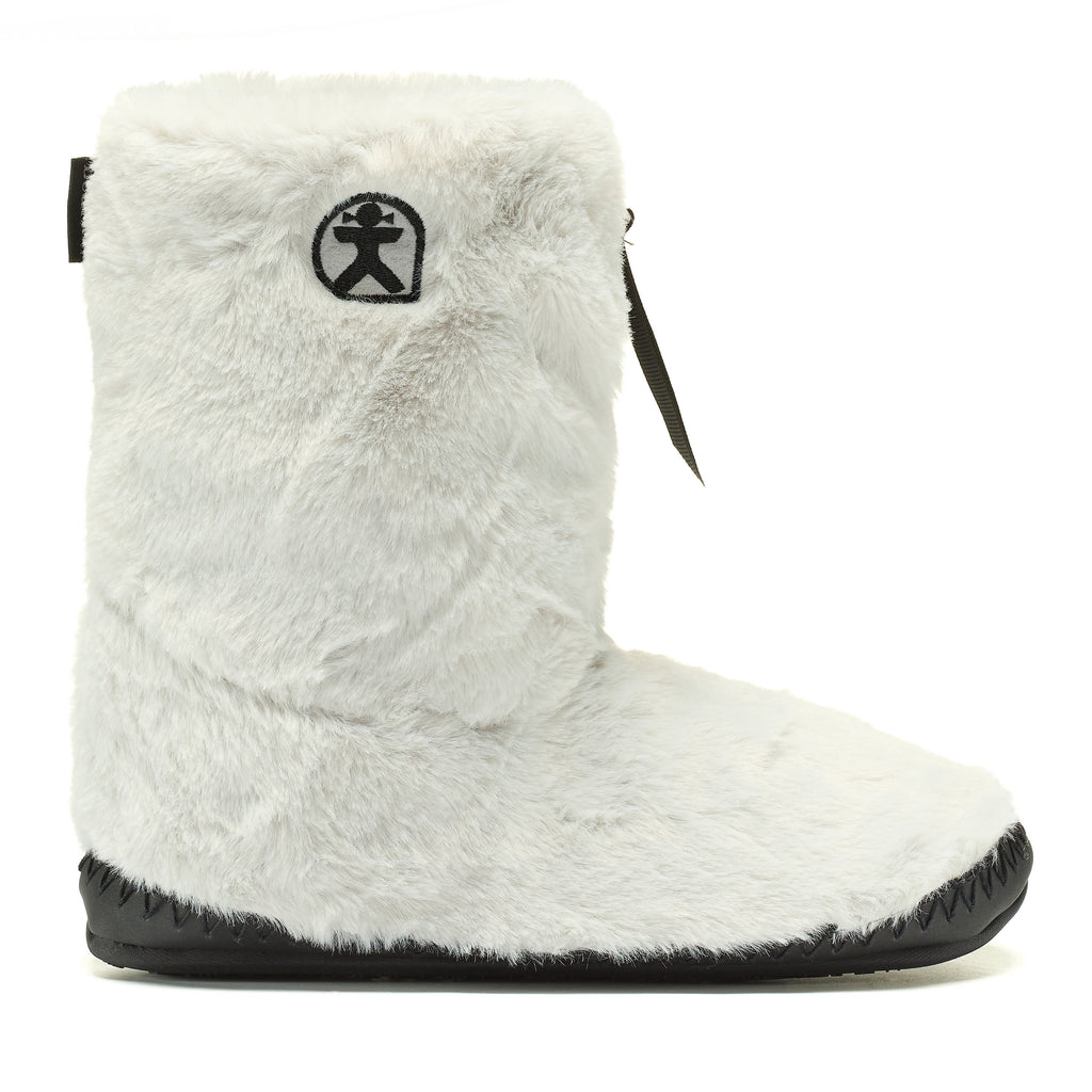 Monroe - Faux Fur Slipper Boot - Trace Grey / Charcoal