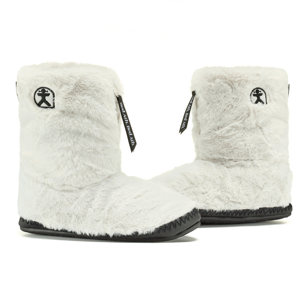 Monroe - Faux Fur Slipper Boot - Trace Grey / Charcoal