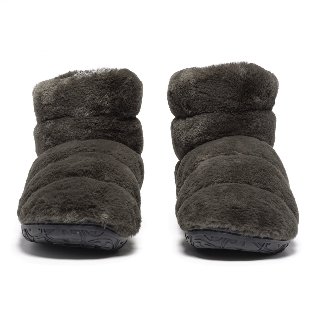 Norton - Classic Faux Fur Slipper Boot - Charcoal