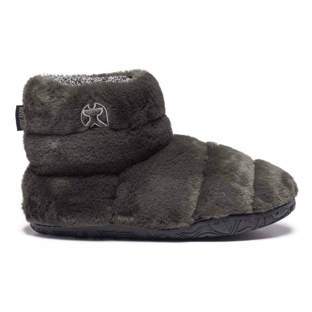 Norton - Classic Faux Fur Slipper Boot - Charcoal