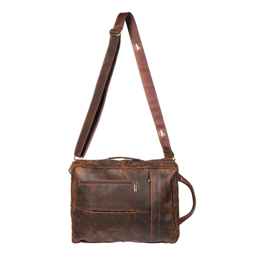 Pirlo - Distressed Leather All Purpose Bag