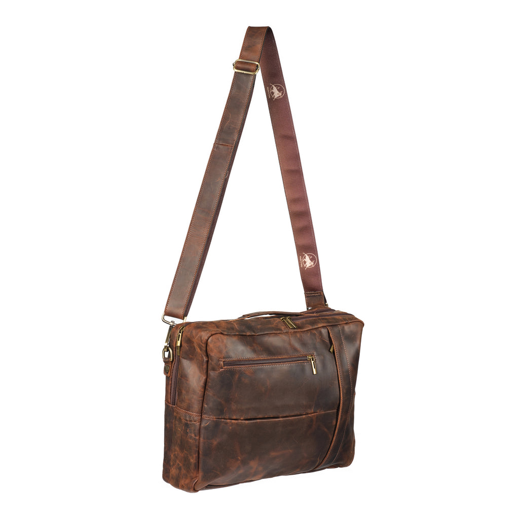 Pirlo - Distressed Leather All Purpose Bag