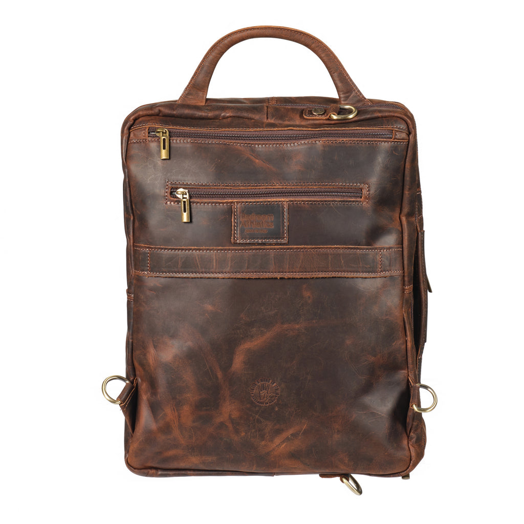 Pirlo - Distressed Leather All Purpose Bag