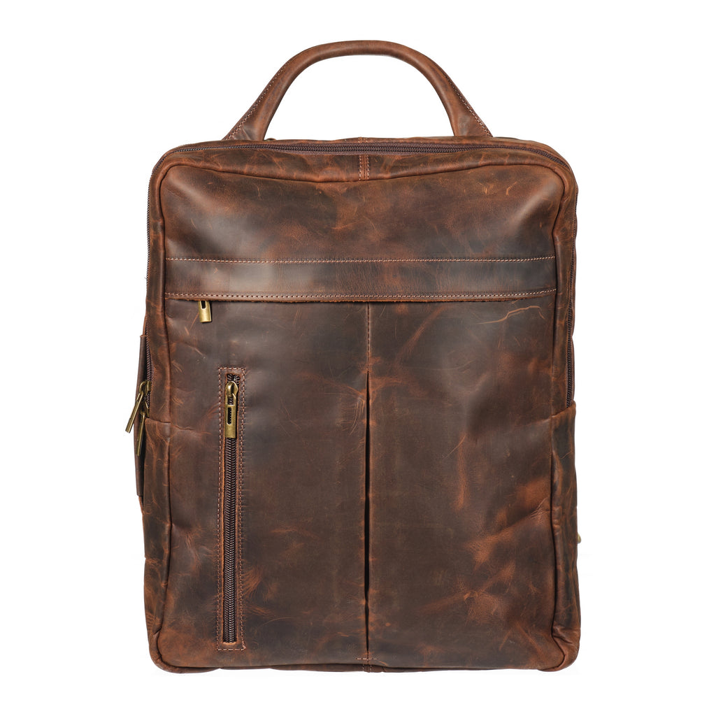 Pirlo - Distressed Leather All Purpose Bag
