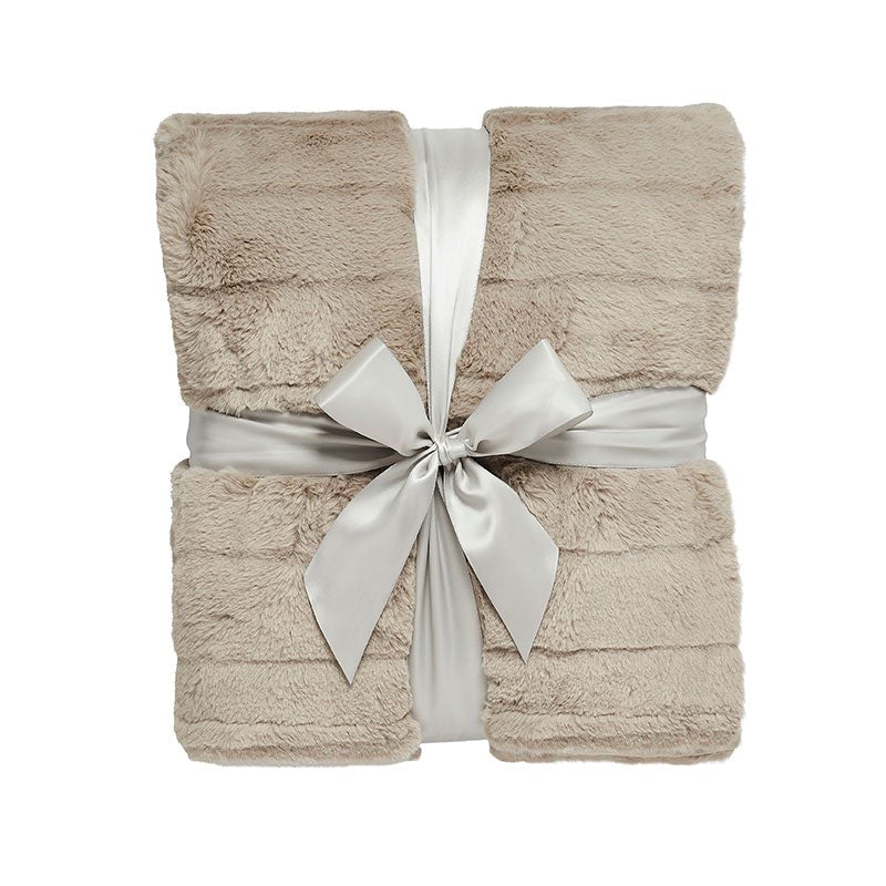 The Hepburn Faux Rabbit Fur Throw in Light Brown is made of the softest materials to really make you feel warm and cosy. Bedroom Athletics offers a wide range of premium quality slippers, slip on boots and loungewear.