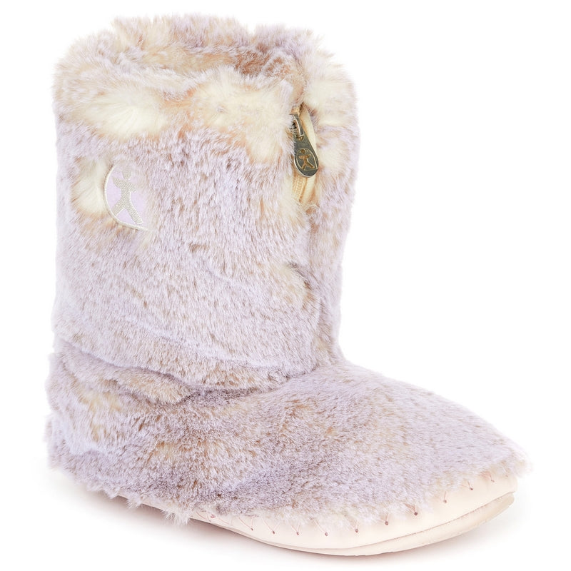 The Cole Short Luxury Faux Fur Boot in Pink are perfected with a memory foam footbed on a soft yet durable sole. Bedroom Athletics offers a wide range of premium quality slippers, slip on boots and loungewear.