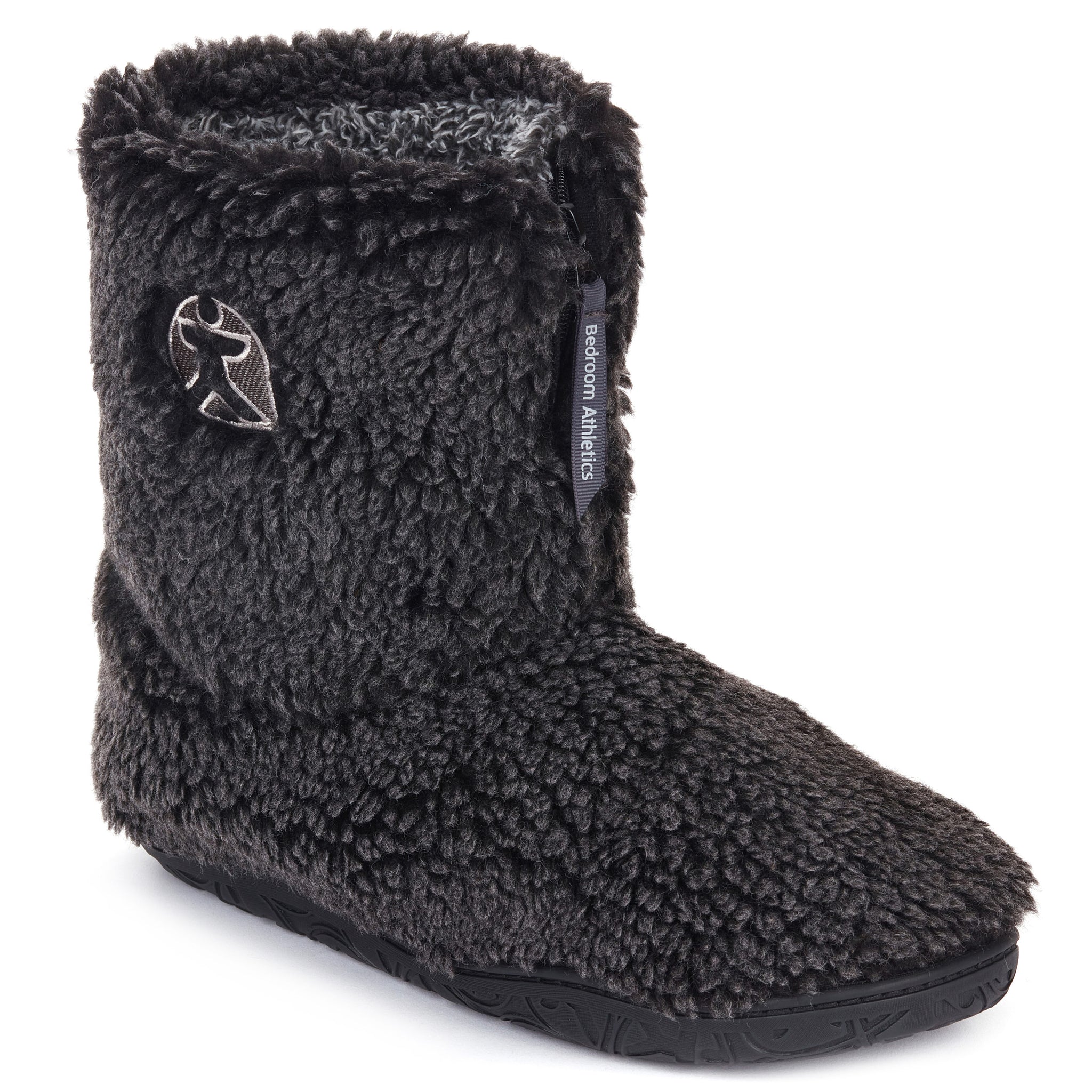 Gosling - Snow Tipped Sherpa Men's Slipper Boot - Washed Black ...