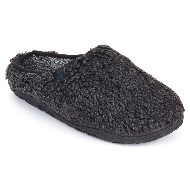 The Gyllenhaal Snow Tipped Sherpa Mule in Washed Black is made from the same snow-tipped Sherpa fleece they’re super soft and great for indoor or outdoor wear. Bedroom Athletics offers a wide range of premium quality slippers, slip on boots and loungewear.