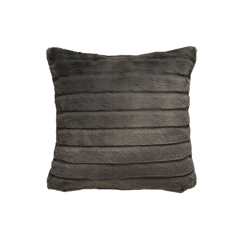 The Bergman Faux Rabbit Fur Cushion in Charcoal is made of the softest materials and comes with a plump but soft cushion insert. Bedroom Athletics offers a wide range of premium quality slippers, slip on boots and loungewear.