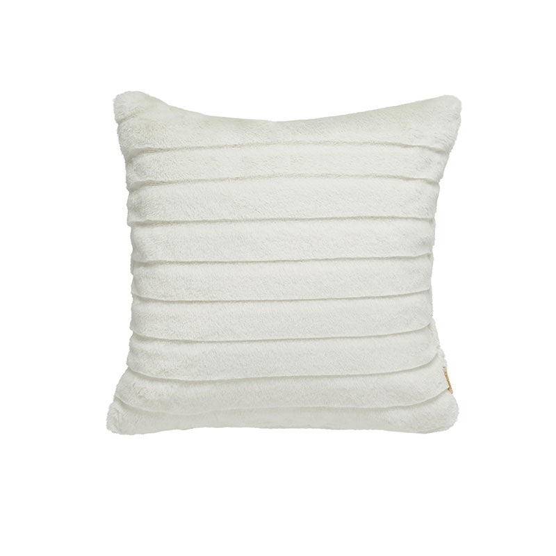 The Bergman Faux Rabbit Fur Cushion in Cream is made of the softest materials and comes with a plump but soft cushion insert. Bedroom Athletics offers a wide range of premium quality slippers, slip on boots and loungewear.