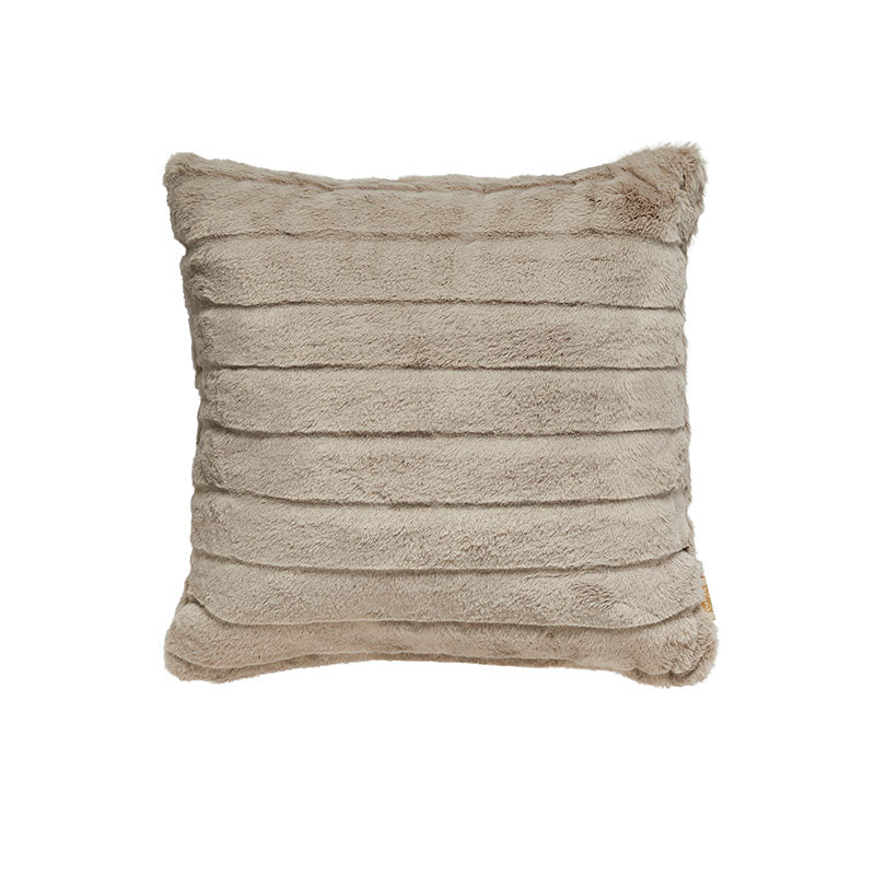The Bergman Faux Rabbit Fur Cushion in Pumice is made of the softest materials and comes with a plump but soft cushion insert. Bedroom Athletics offers a wide range of premium quality slippers, slip on boots and loungewear.