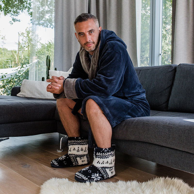 Men's Hooded Dressing Gown Bedroom Athletics Men's Hooded Dressing Gown Bedroom Athletics